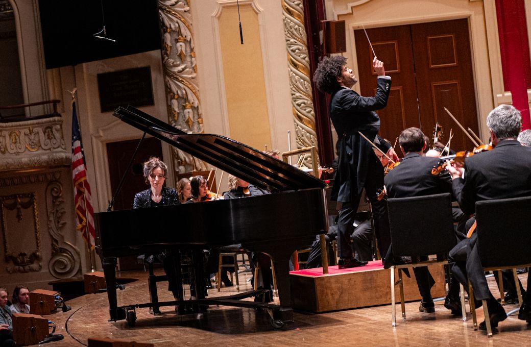 Yulianna Avdeeva, Rafael Payare and the Pittsburgh Symphony Orchestra &copy; Josh Milteer