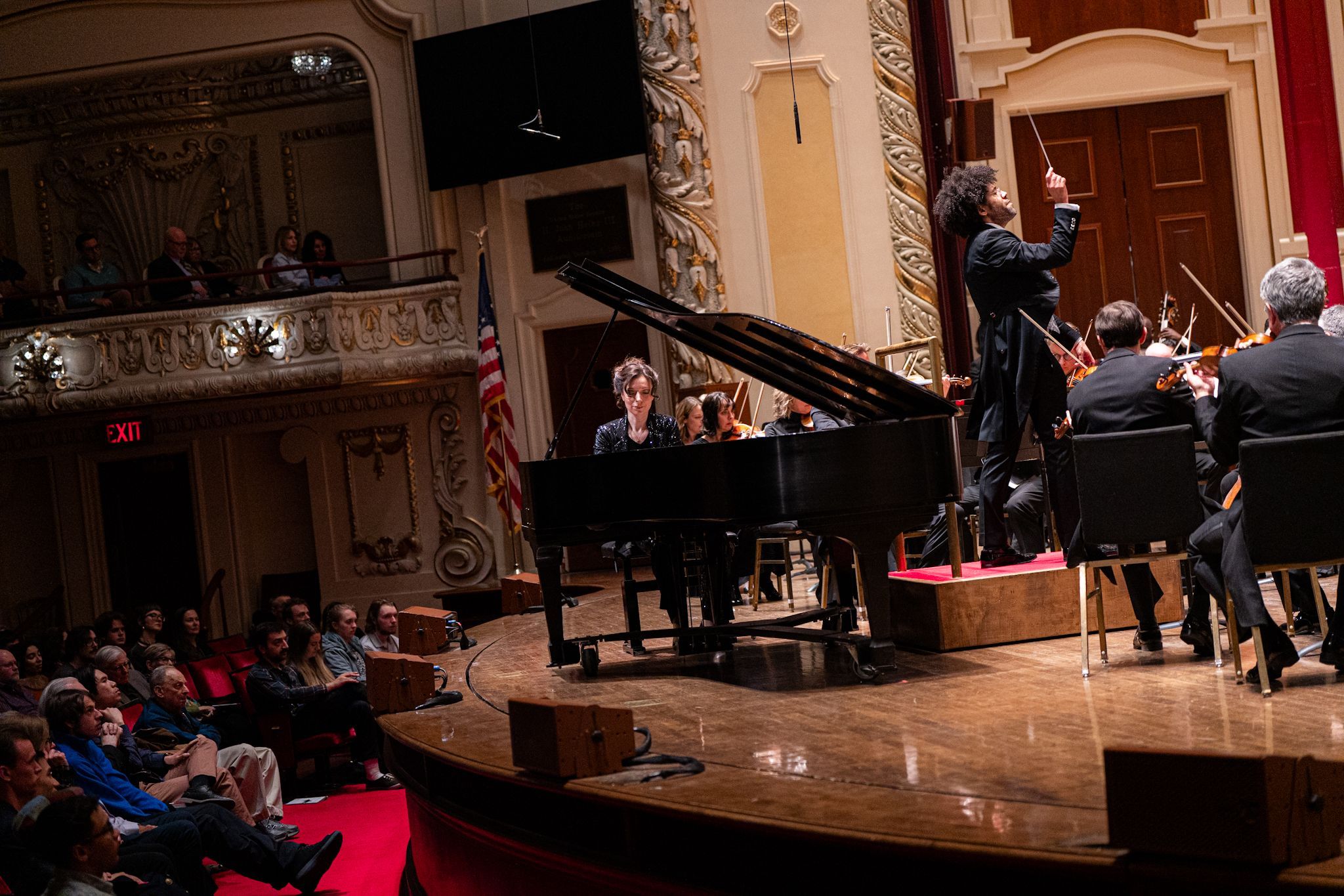 Yulianna Avdeeva, Rafael Payare and the Pittsburgh Symphony Orchestra &copy; Josh Milteer