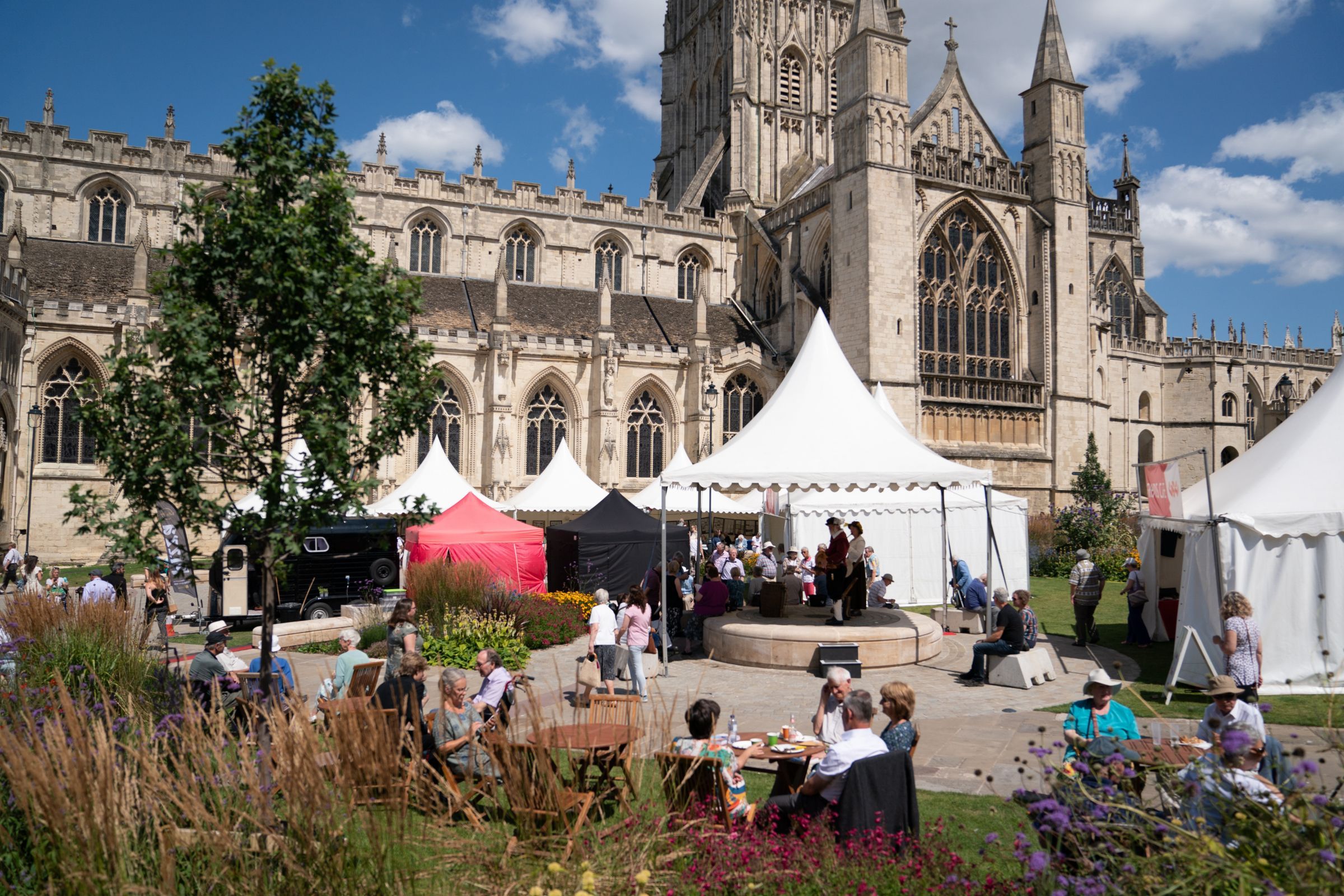 Three Choirs Festival Village &copy; Michael Whitefoot