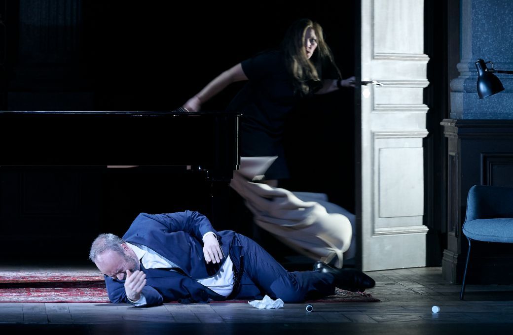 Johan Reuter (Bluebeard) and Annika Schlicht (Judith) &copy; Matthias Baus
