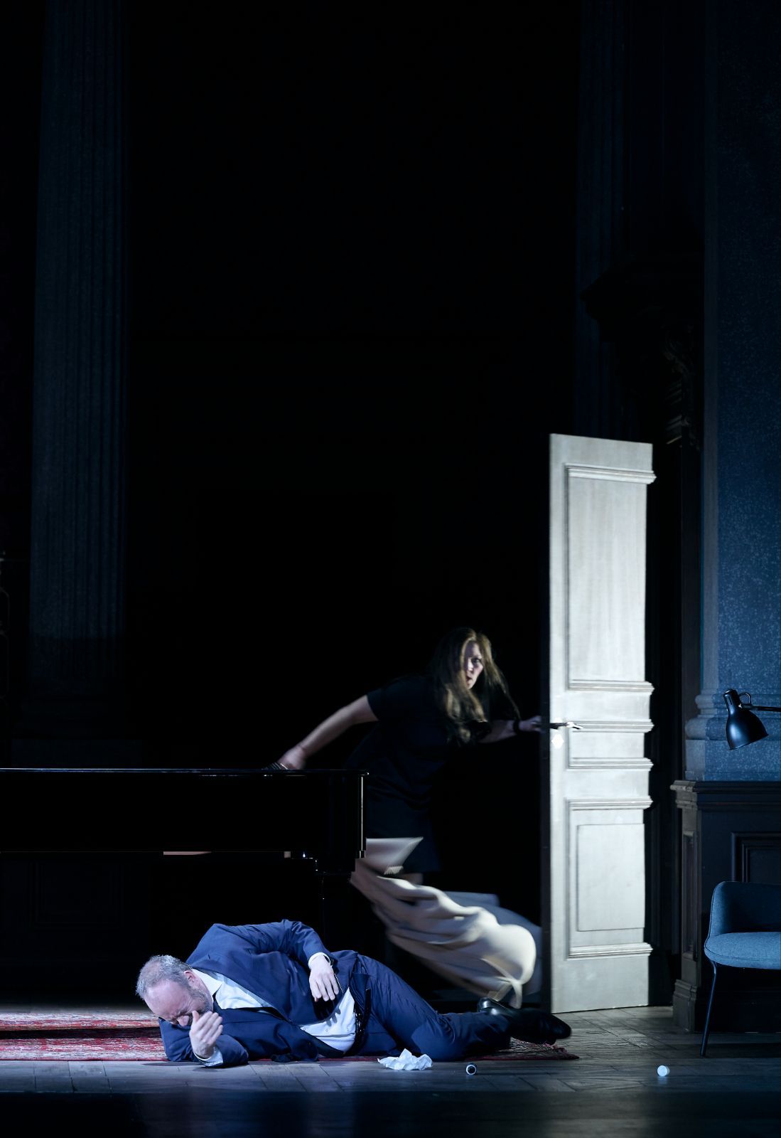 Johan Reuter (Bluebeard) and Annika Schlicht (Judith) &copy; Matthias Baus