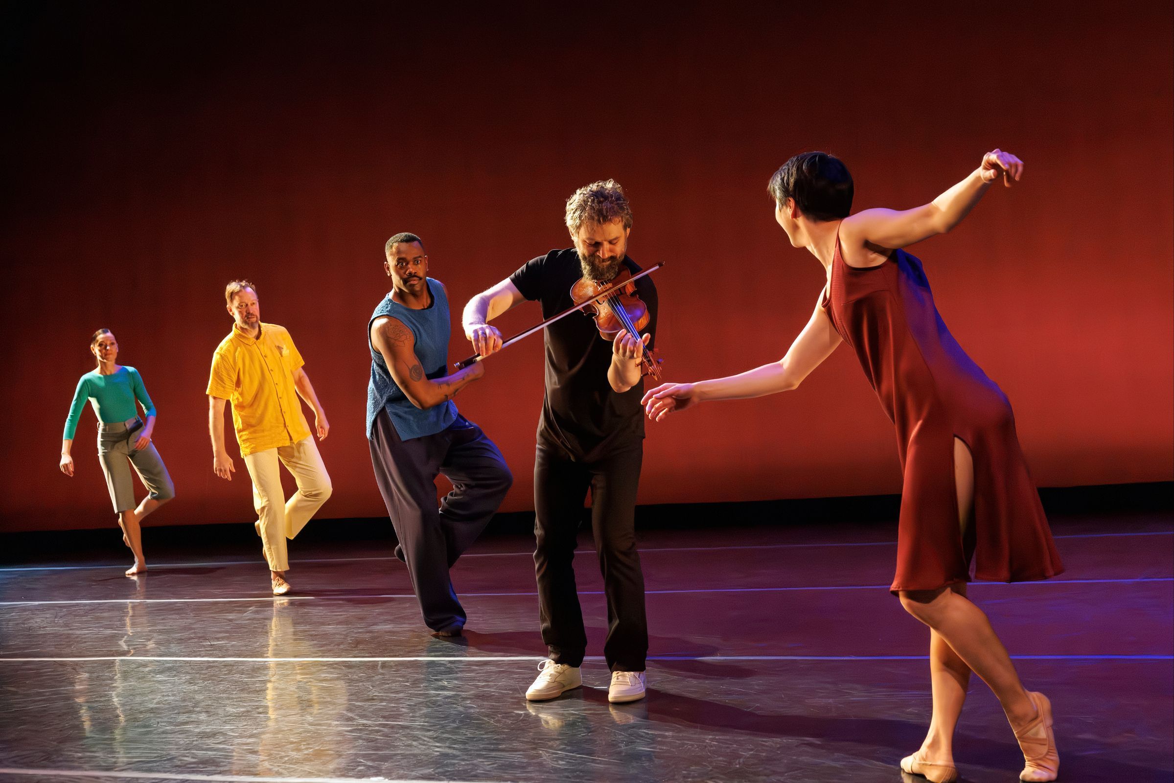 Melissa Toogood, John Heginbotham, Jamar Roberts, Johnny Gandelsman and Caili Quan &copy; Erin Baiano
