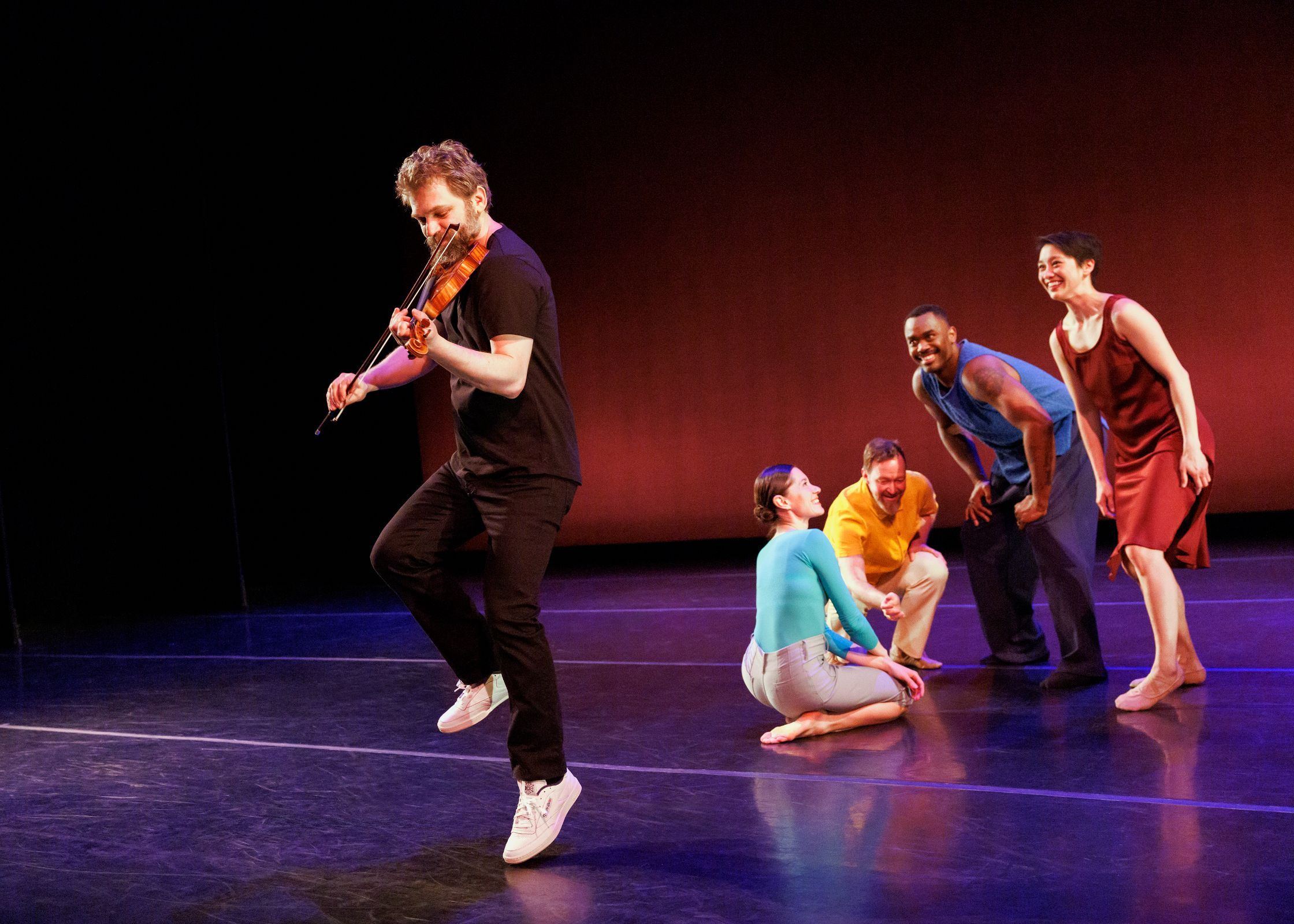 Johnny Gandelsman, Melissa Toogood, John Heginbotham, Jamar Roberts and Caili Quan &copy; Erin Baiano