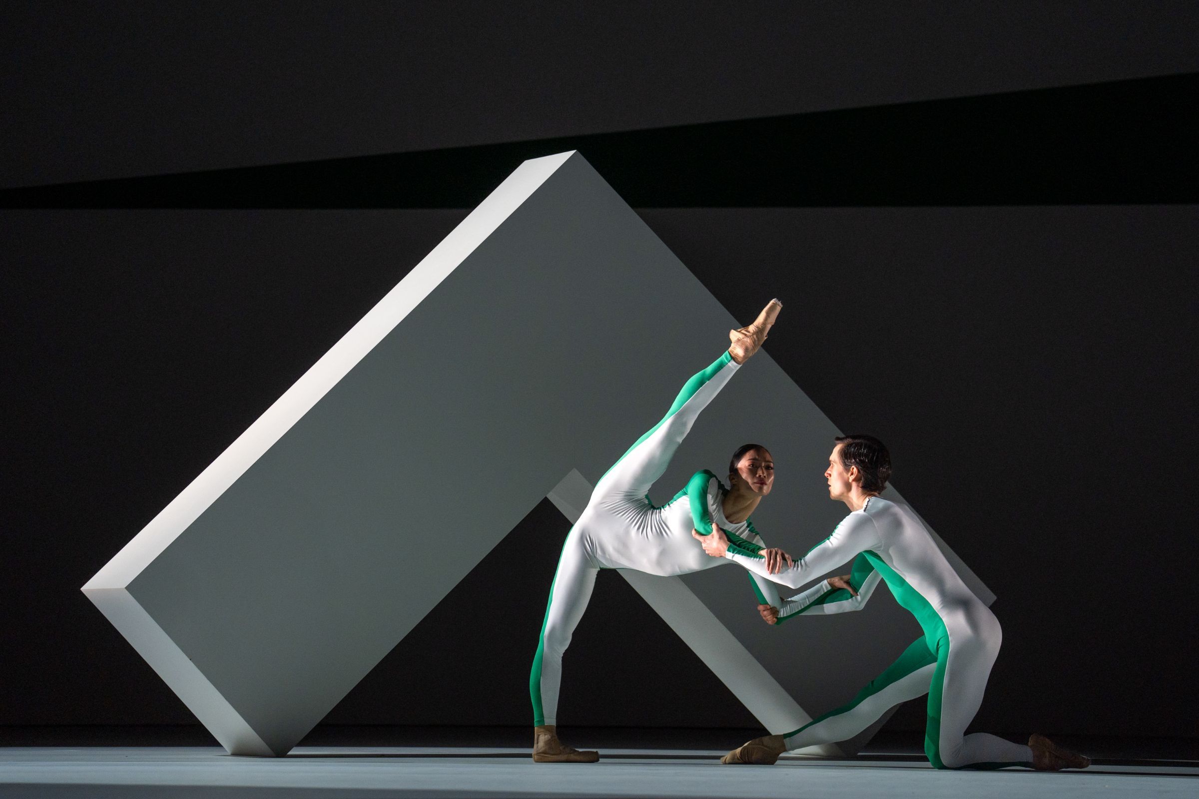Fumi Kaneko and William Bracewell in Wayne McGregor's <i>Untitled, 2023</i> &copy; 2026 RBO. Photographed by Andrej Uspenski