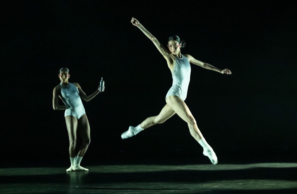 Tene Ward and Agnes Su in <i>Gush</i> © 2026 Foteini Christofilopoulou