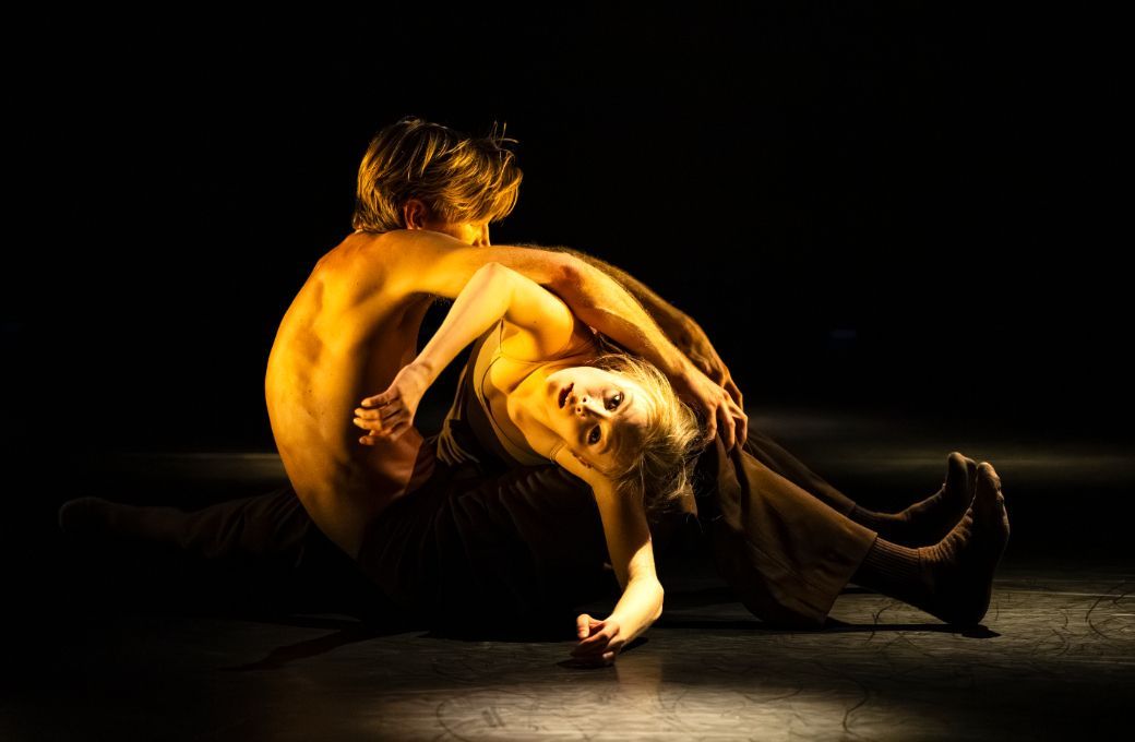 Silas Henriksen and Nell Ramstad-Pedersen in <i>un:discovered</i> © 2026 Foteini Christofilopoulou