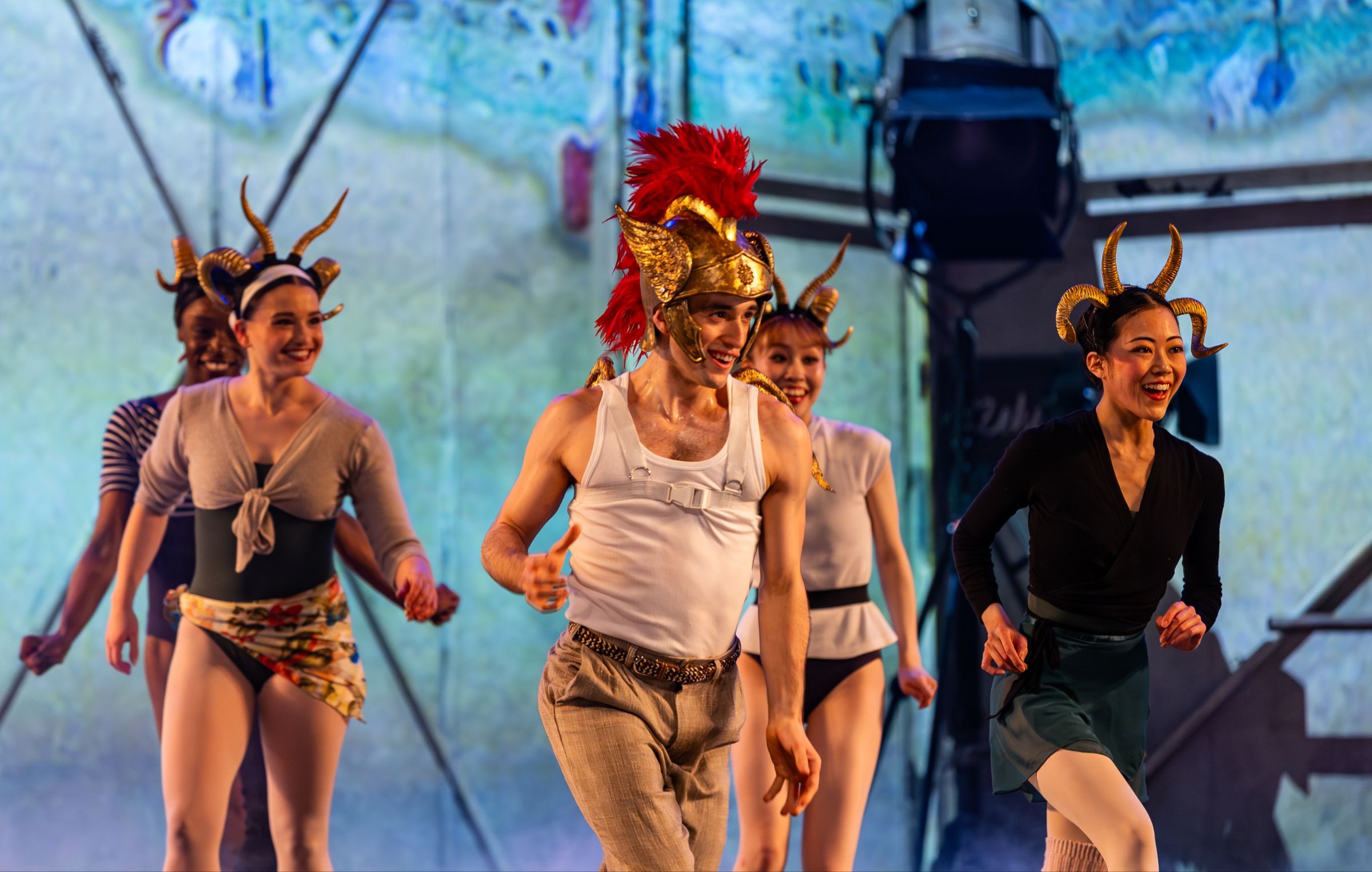 Andrea Azzari as Eros in Gene Kelly and Christopher Hampson’s <i>Starstruck</i> &copy; Andy Ross