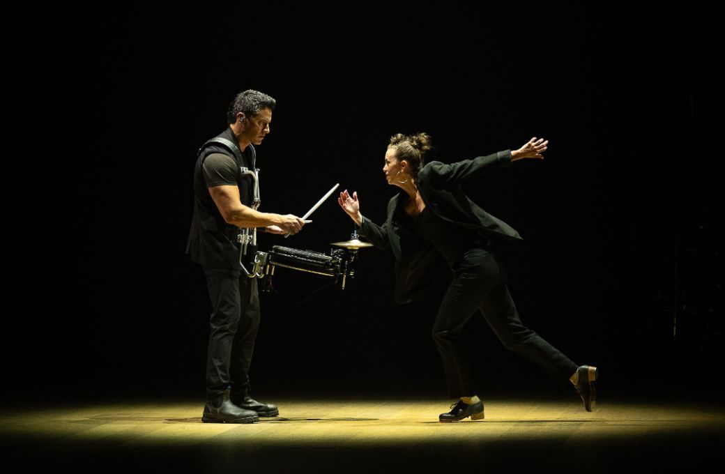 John Angeles and Michelle Dorrance in <i>The Center Will Not Hold</i> &copy; Christopher Duggan