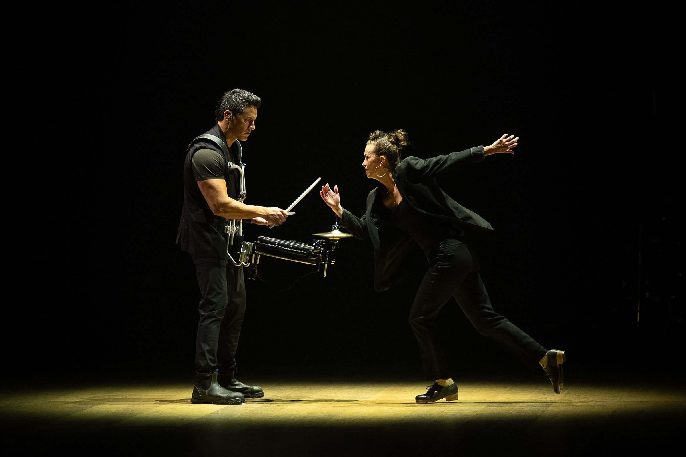 John Angeles and Michelle Dorrance in <i>The Center Will Not Hold</i> &copy; Christopher Duggan
