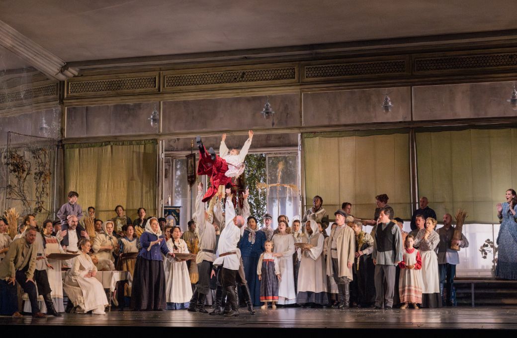 <i>Eugene Onegin</i>, Act 1 &copy; Evan Zimmerman | Met Opera