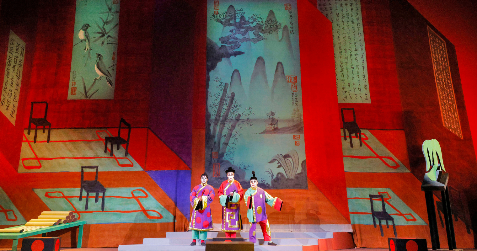 <i>Turandot</i> at LA Opera, with a set design by David Hockney &copy; LA Opera | Cory Weaver