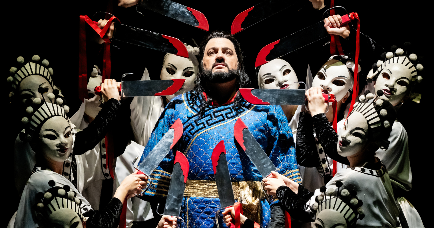 Yusif Eyvasov (Calaf) at The Royal Opera &copy; RBO 2025 | Camilla Greenwell