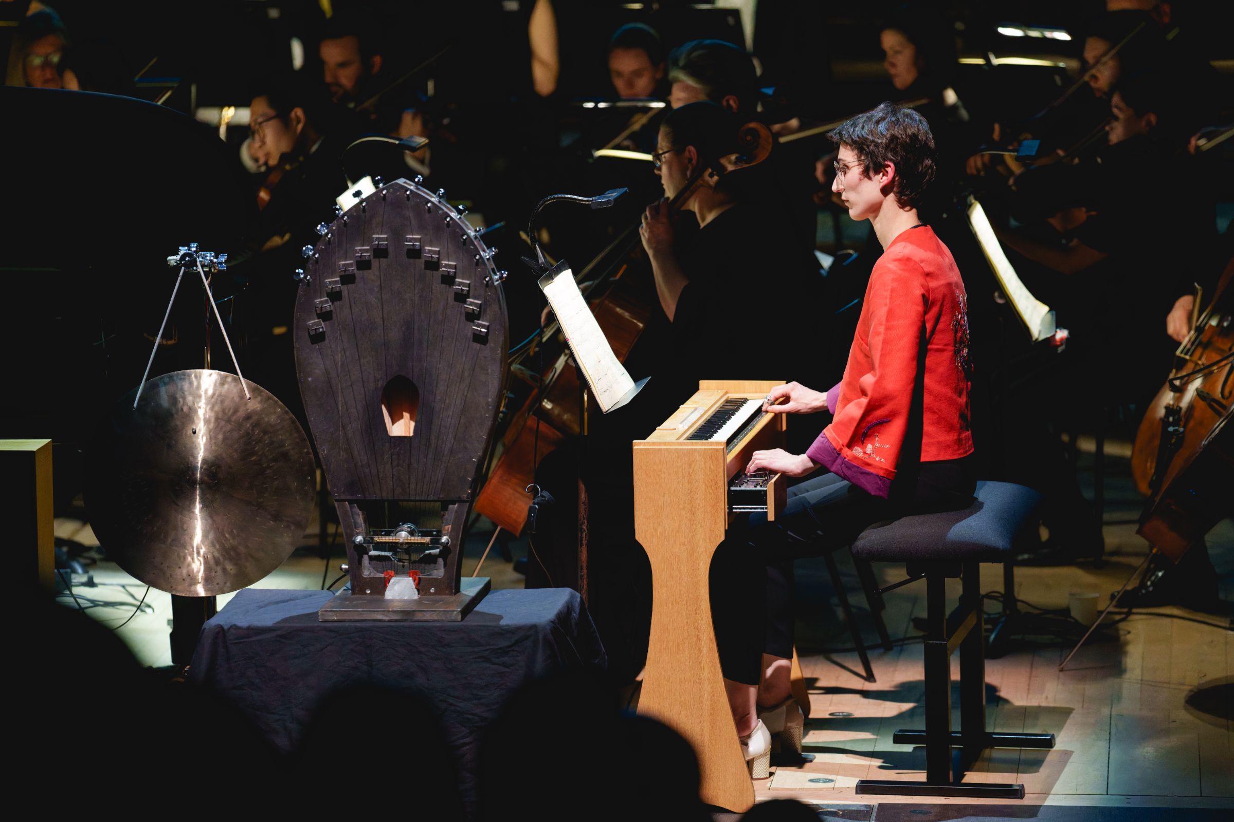 Cécile Lartigau and the Royal Philharmonic Orchestra © Andy Paradise