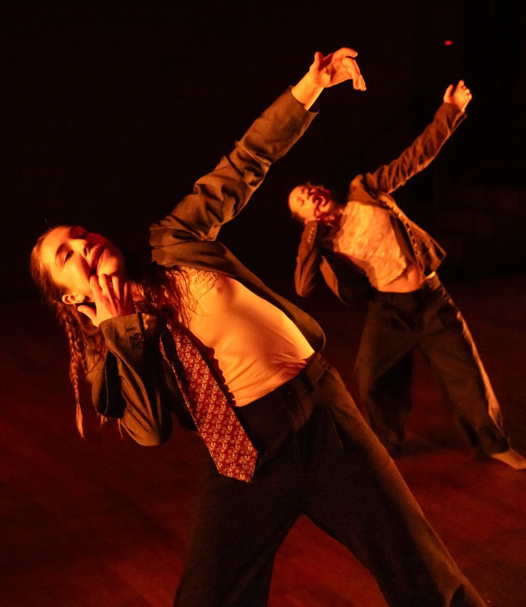 Jacque Foreman and Caroline Clarke in Savea Kagan’s <i>Glass Ceiling</i> © Steven Pisano