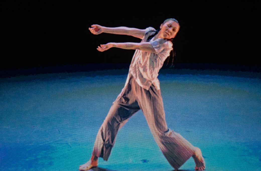Miho Ryu in <i>I'm still in the process of making peace with myself, though...</i> © Steven Pisano