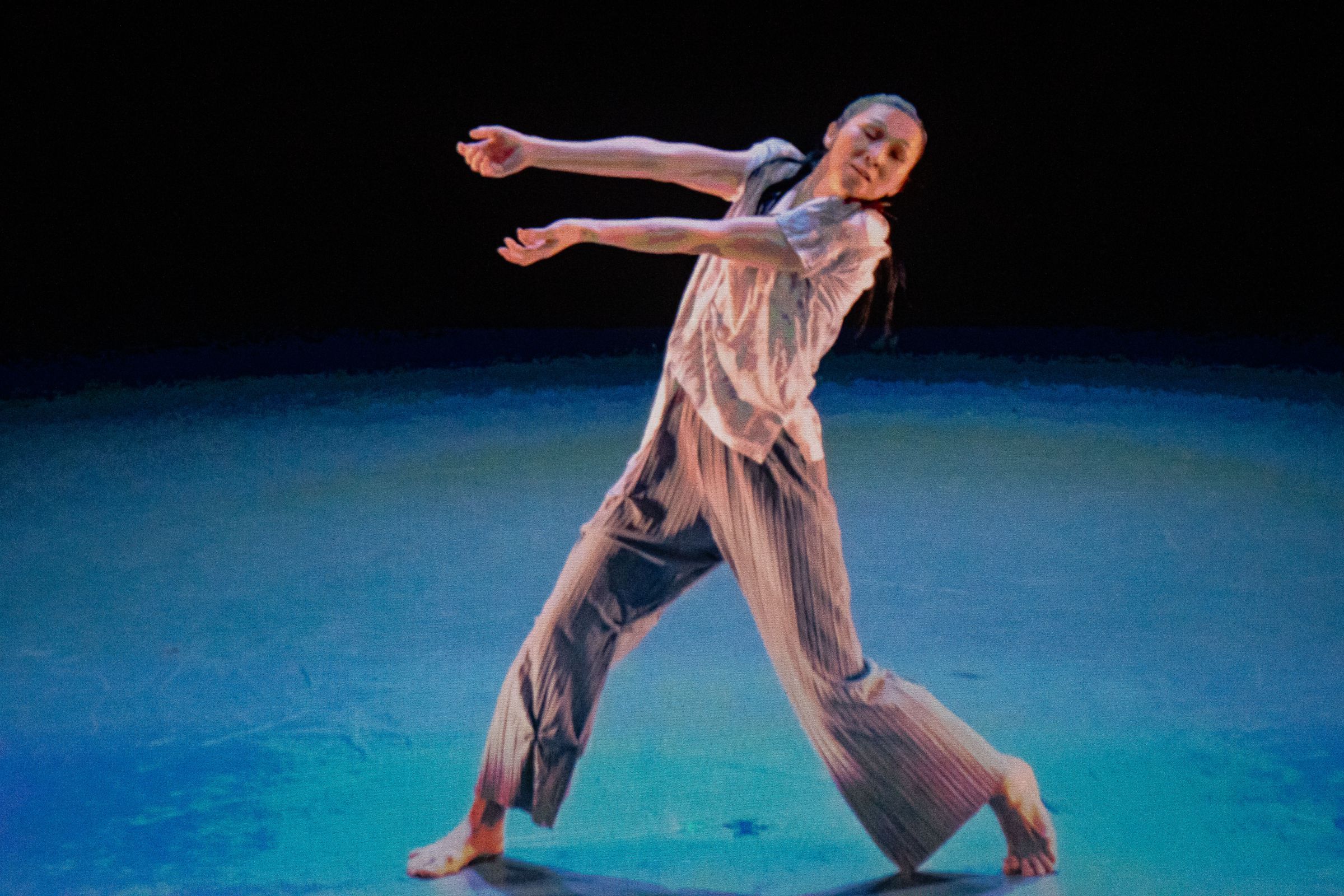 Miho Ryu in <i>I'm still in the process of making peace with myself, though...</i> © Steven Pisano