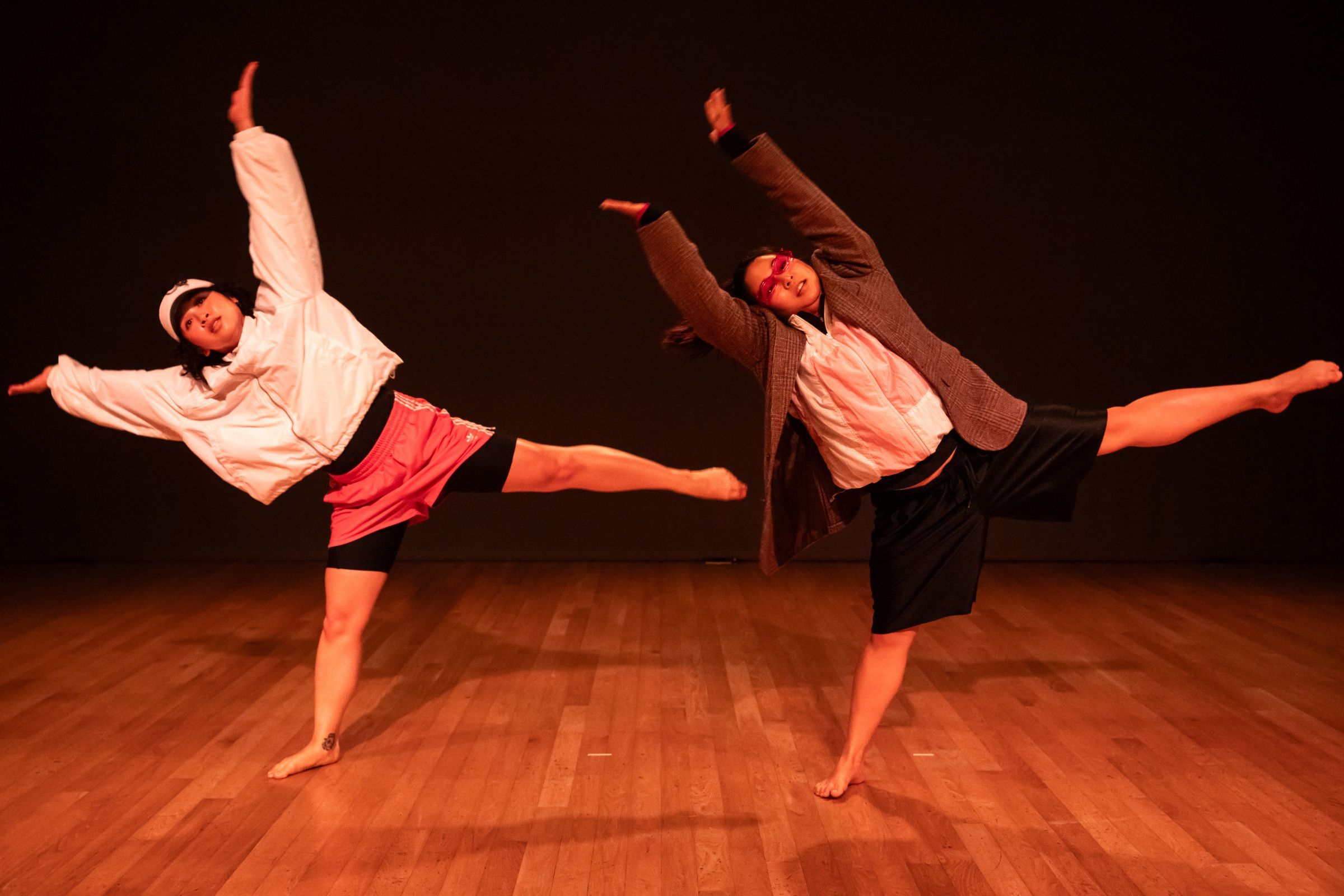 Grace Yi-Li Tong and Stephanie Shin in <i>3,2,1...GO</i> © Steven Pisano