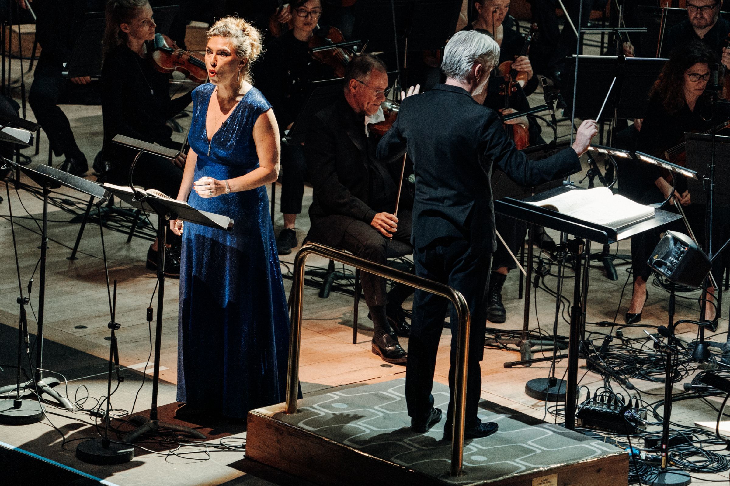 Annette Dasch, Edward Gardner and the London Philharmonic Orchestra &copy; Pete Woodhead