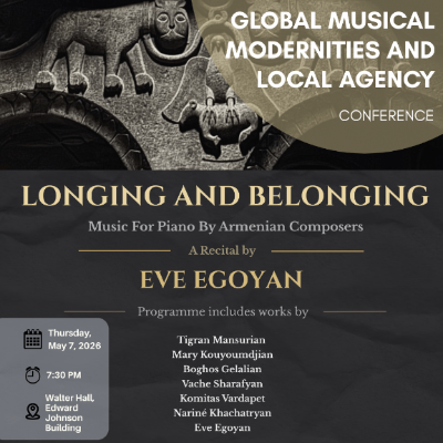 Longing and Belonging: Music For Piano By Armenian Composers