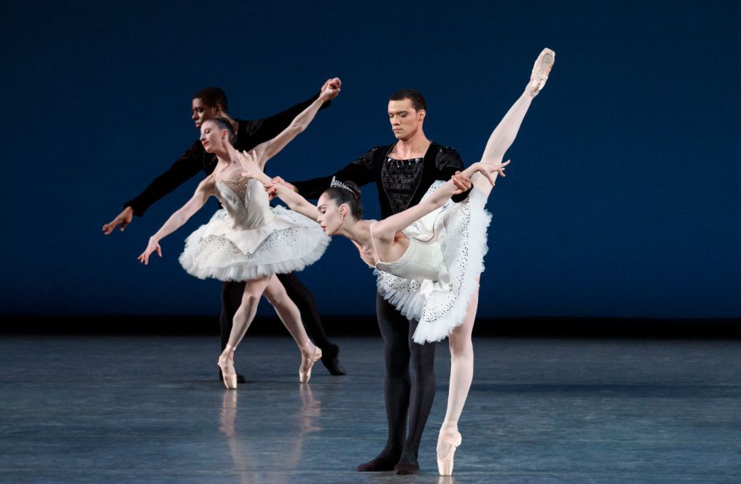 Mira Nadon and Preston Chamblee in George Balanchine&rsquo;s <i>Symphony in C</i> &copy; Erin Baiano