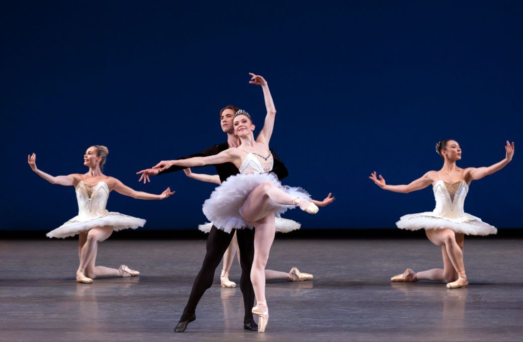 Megan Fairchild and Joseph Gordon in George Balanchine's <i>Symphony in C</i> &copy; Erin Baiano