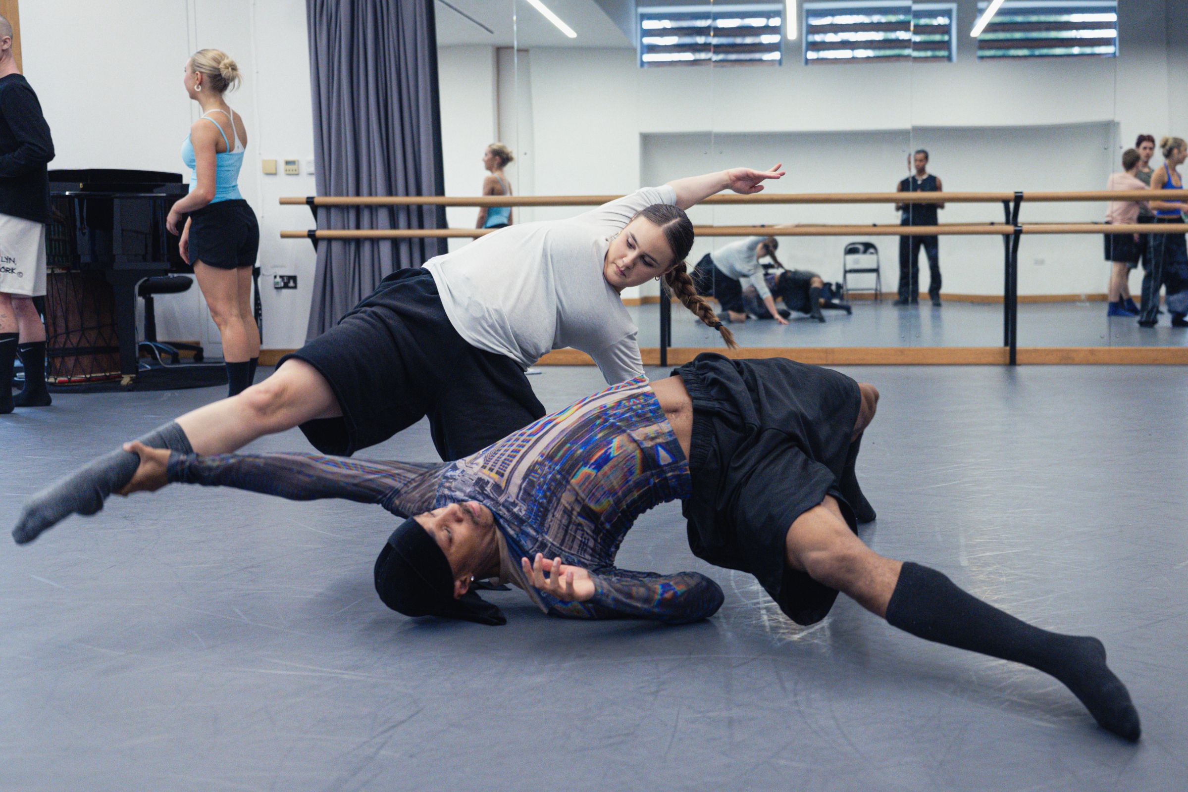 Rambert School in rehearsal for Wayne McGregor's <i>Augmented</i> © Jack Thomson