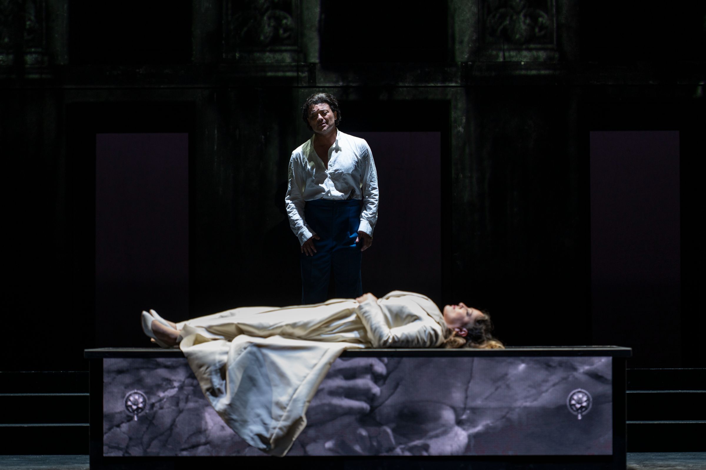 Vittorio Grigolo (Roméo) and Nino Machaidze (Juliette) &copy; Fabrizio Sansoni | Teatro dell'Opera di Roma