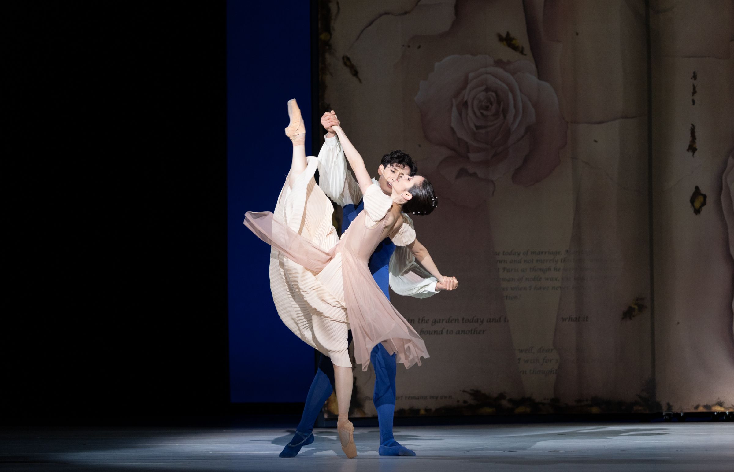 Thays Golz and Zecheng Liang of Philadelphia Ballet in <i>Romeo and Juliet</i> by Juliano Nunes &copy; Alexander Iziliaev