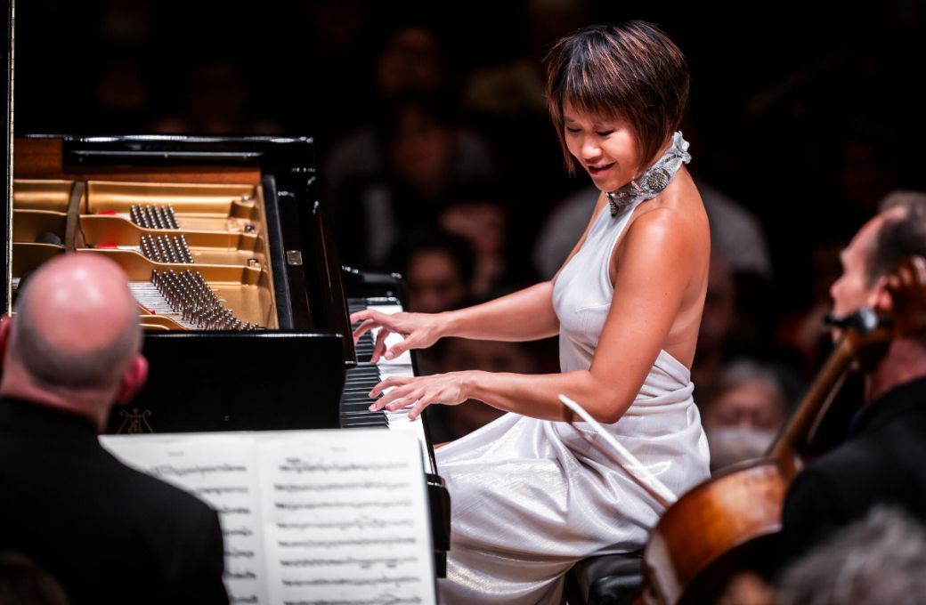 Yuja Wang and the Mahler Chamber Orchestra © Chris Lee