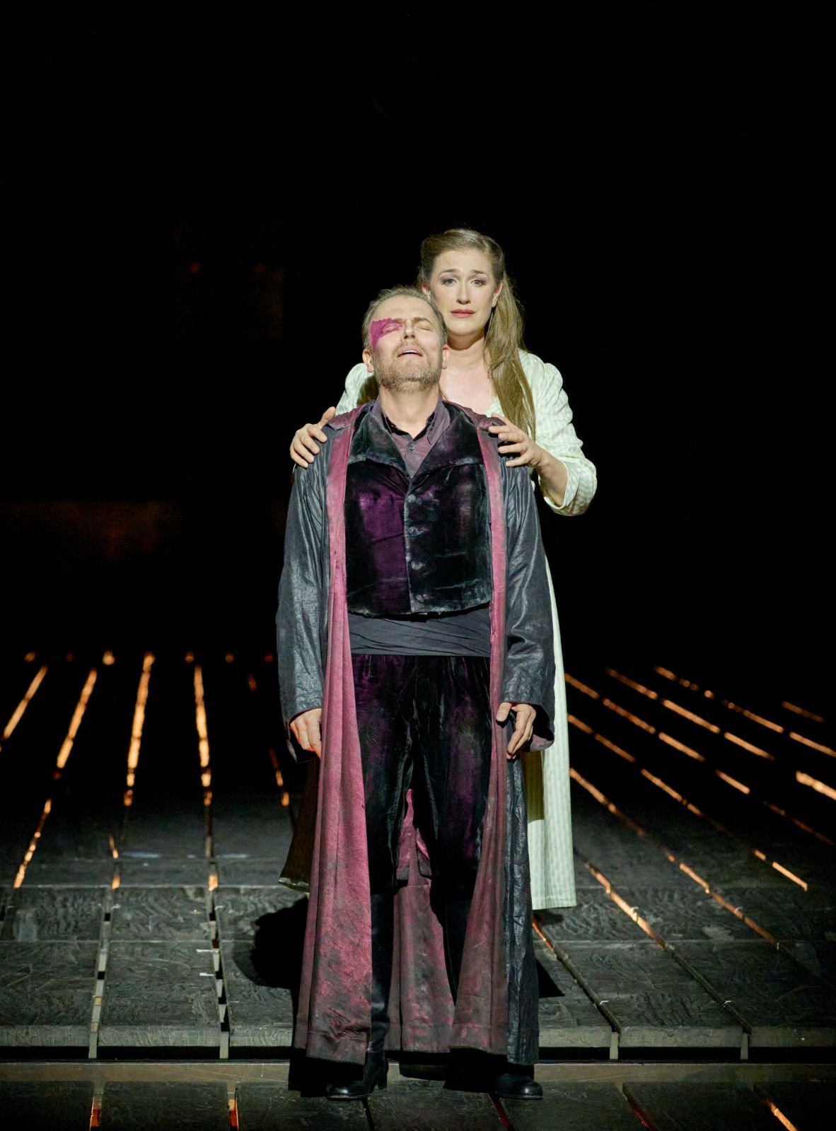 Tomasz Konieczny (Holländer) und Erica Eloff (Senta) &copy; Wiener Staatsoper | Michael Pöhn