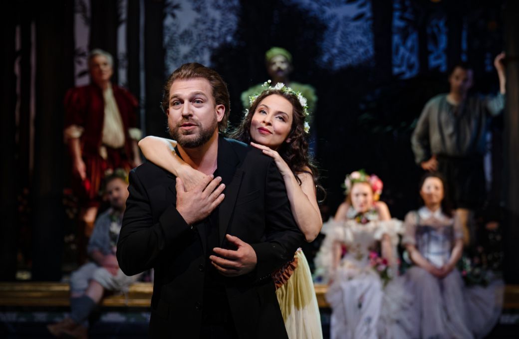 Julian Prégardien (Orfeo) and Amelia Scicolone (Euridice) © Christian Kleiner