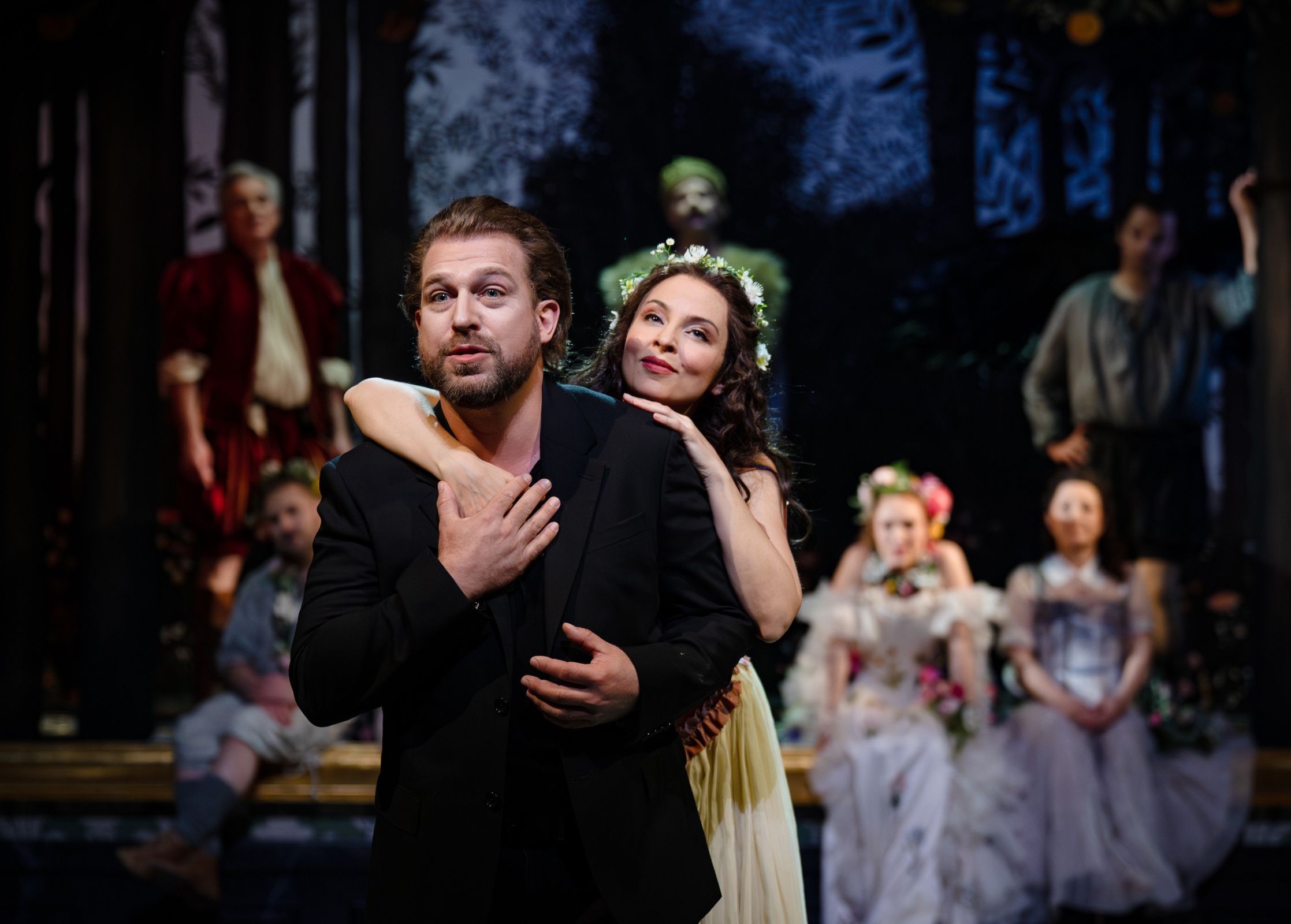 Julian Prégardien (Orfeo) and Amelia Scicolone (Euridice) © Christian Kleiner