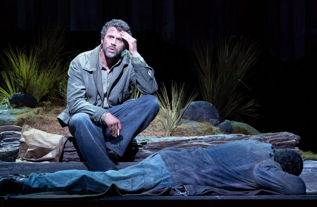 John Moore (Milton) and Matthew Pearce (Lennie) &copy; Don Ipock for Lyric Opera of Kansas City