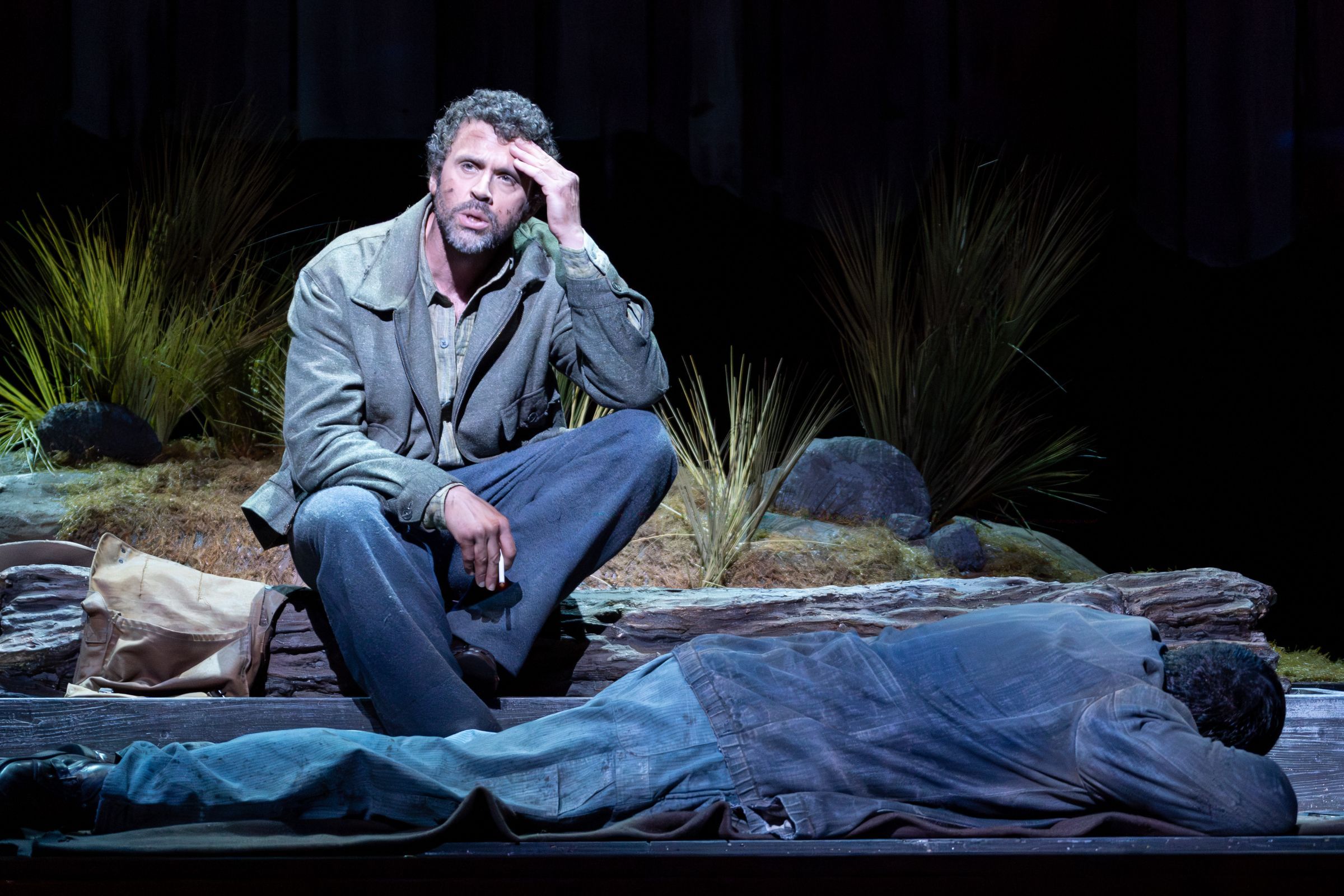 John Moore (Milton) and Matthew Pearce (Lennie) &copy; Don Ipock for Lyric Opera of Kansas City