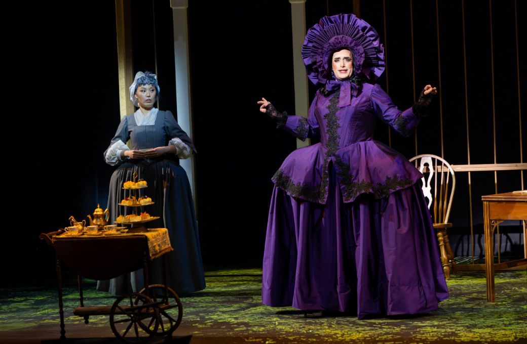 Angela Yam (Hortensia) and Neal Ferreira (Duchess Crakenthorpe) &copy; Nile Scott Studios