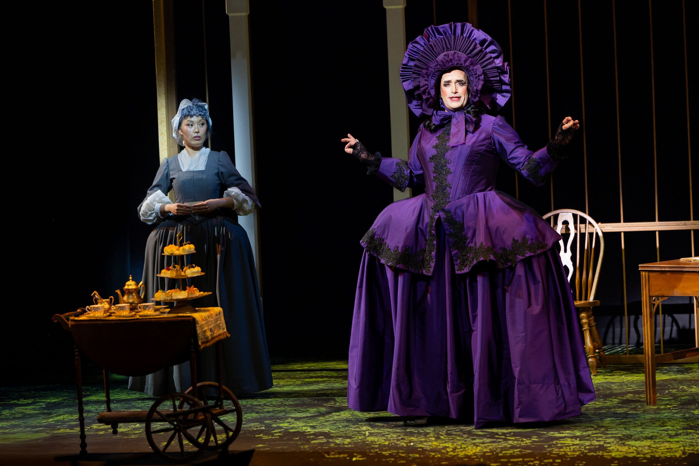 Angela Yam (Hortensia) and Neal Ferreira (Duchess Crakenthorpe) &copy; Nile Scott Studios