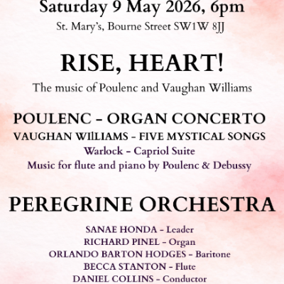 Rise, Heart!  The Music of Poulenc and Vaughan Williams​