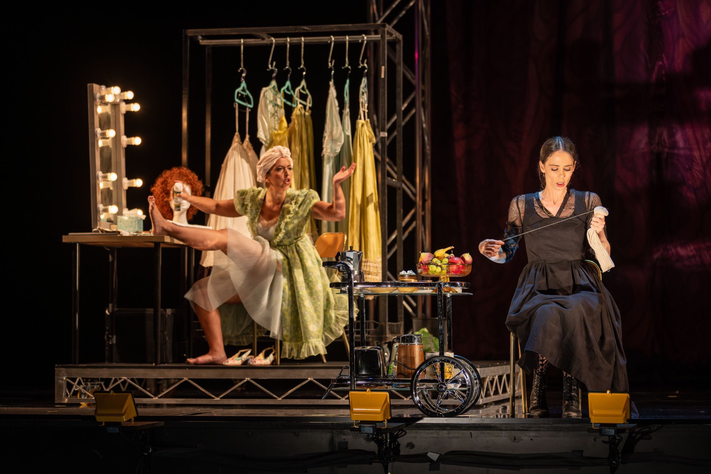 Indyana Schneider (Tisbe) and Anna Dowlsey (Angelina) &copy; Andrew Beveridge