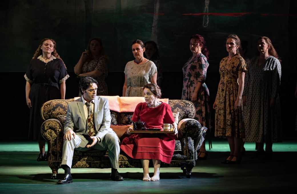 Leonardo Caimi (Erik) and Rachel Nicholls (Senta) &copy; Craig Fuller