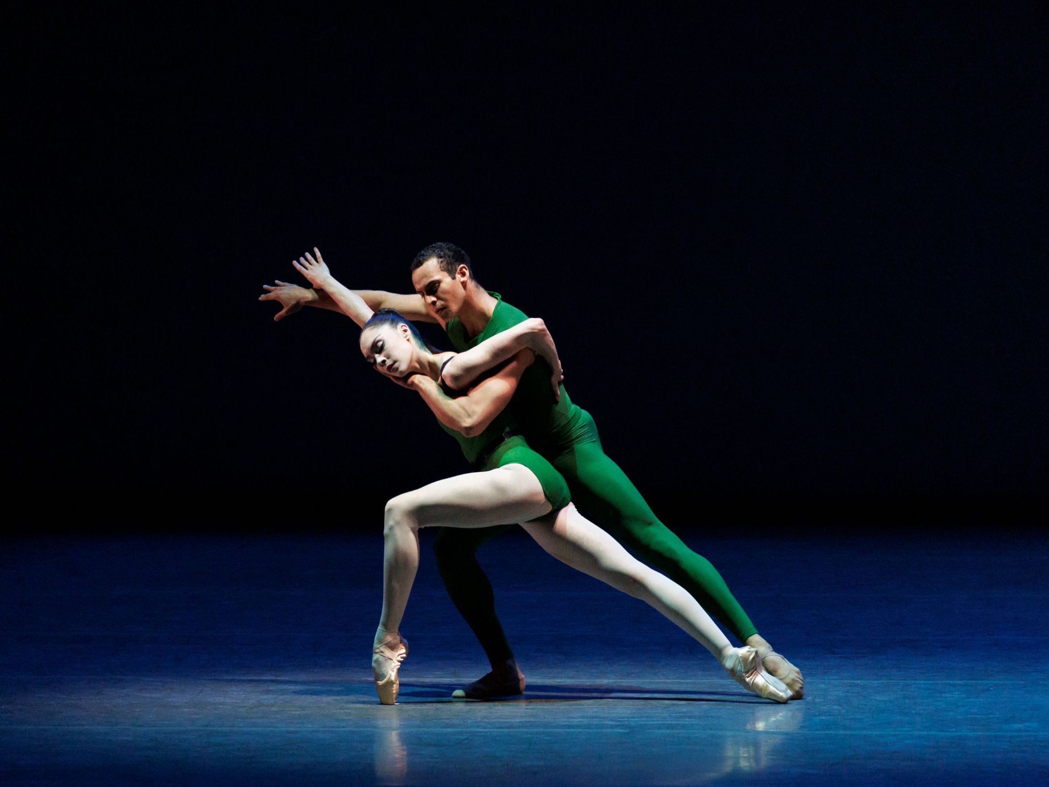 Mira Nadon and Ryan Tomash in Christopher Wheeldon’s <i>Continuum</i> &copy; Erin Baiano