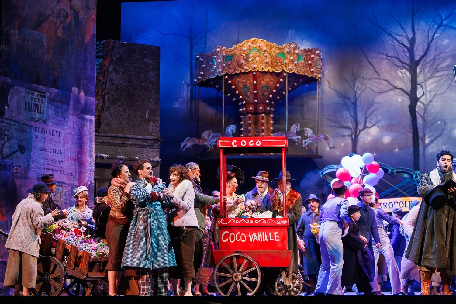 Escena <i>La bohème</i> &copy; Alberto Díaz | Municipal de Santiago