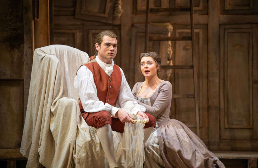 Edward Jowle (Figaro) and Ava Dodd (Susanna) &copy; Mihaela Bodlovic