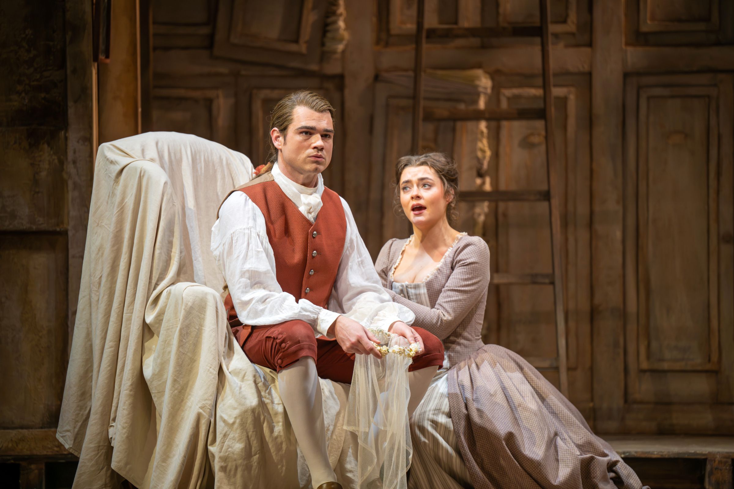 Edward Jowle (Figaro) and Ava Dodd (Susanna) &copy; Mihaela Bodlovic