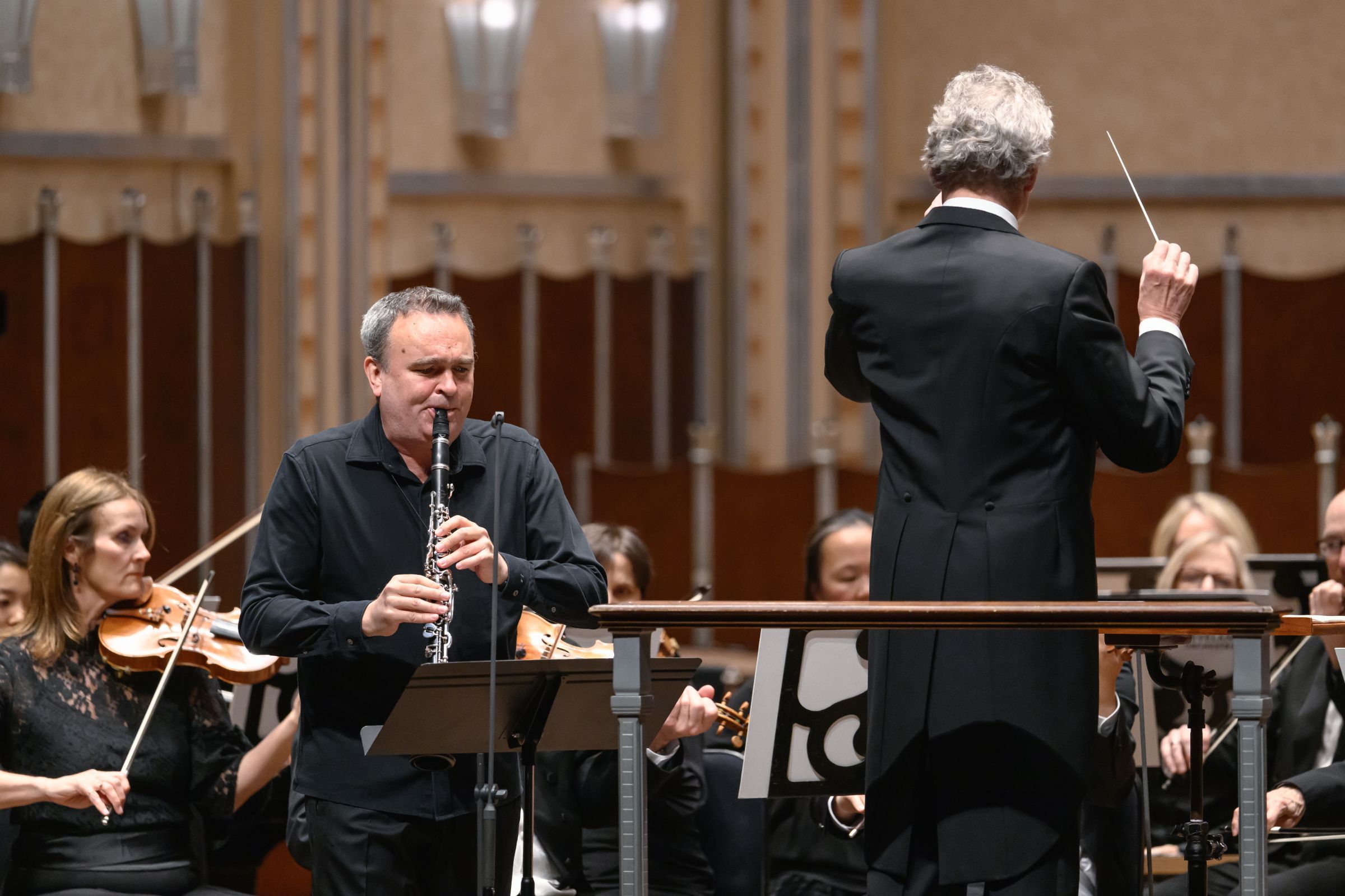 Jörg Widmann, Franz Welser-Möst and The Cleveland Orchestra &copy; Yevhen Gulenko