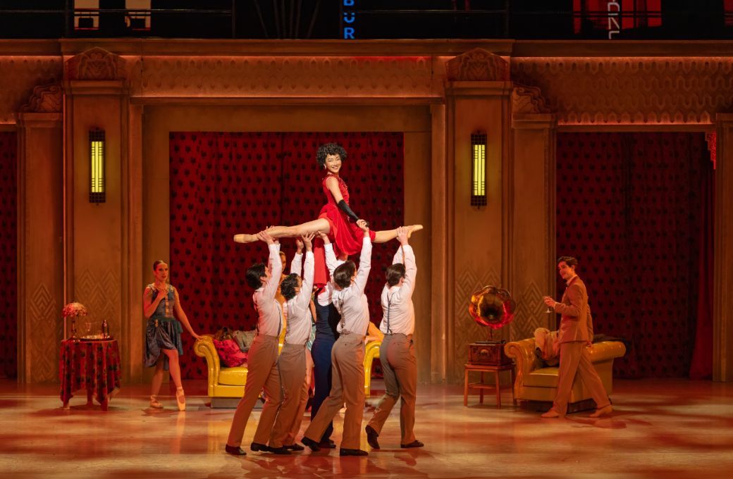 Naomi Tanioka and Kansas City Ballet in Septime Webre&rsquo;s <i>The Great Gatsby</i> &copy; Brett Pruitt &amp; East Market Studios