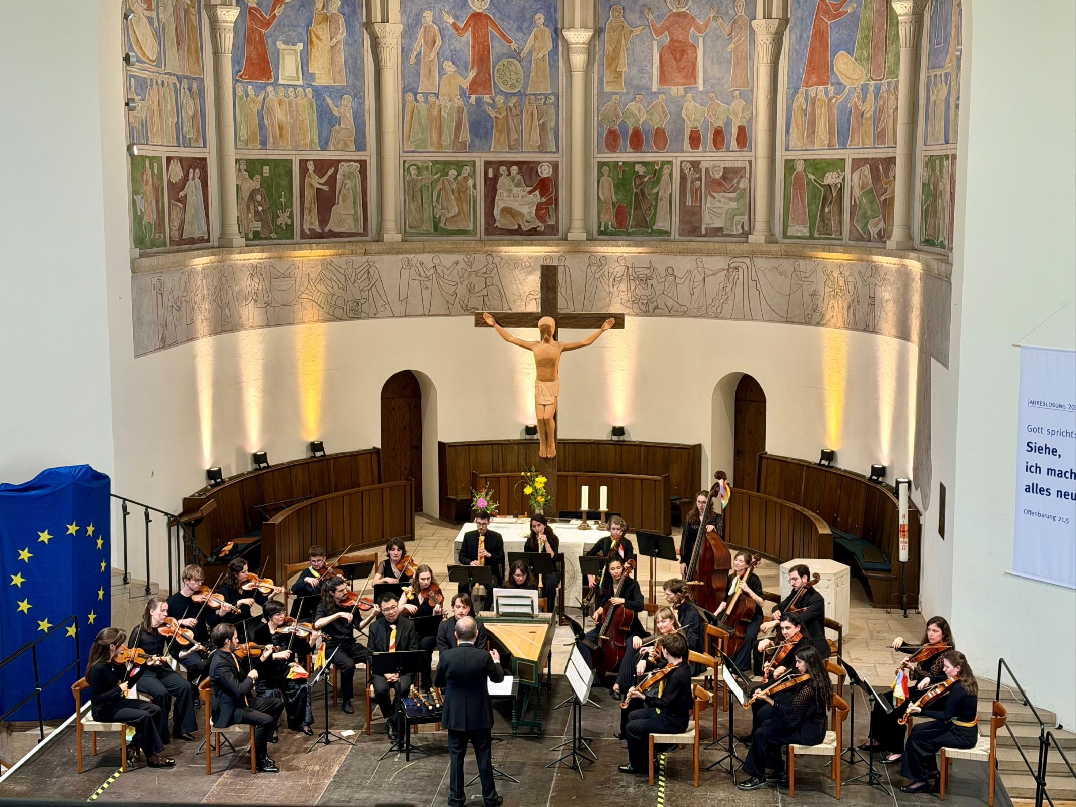 Christophe Rousset dirigiert das EUBO &copy; Lilian Unger