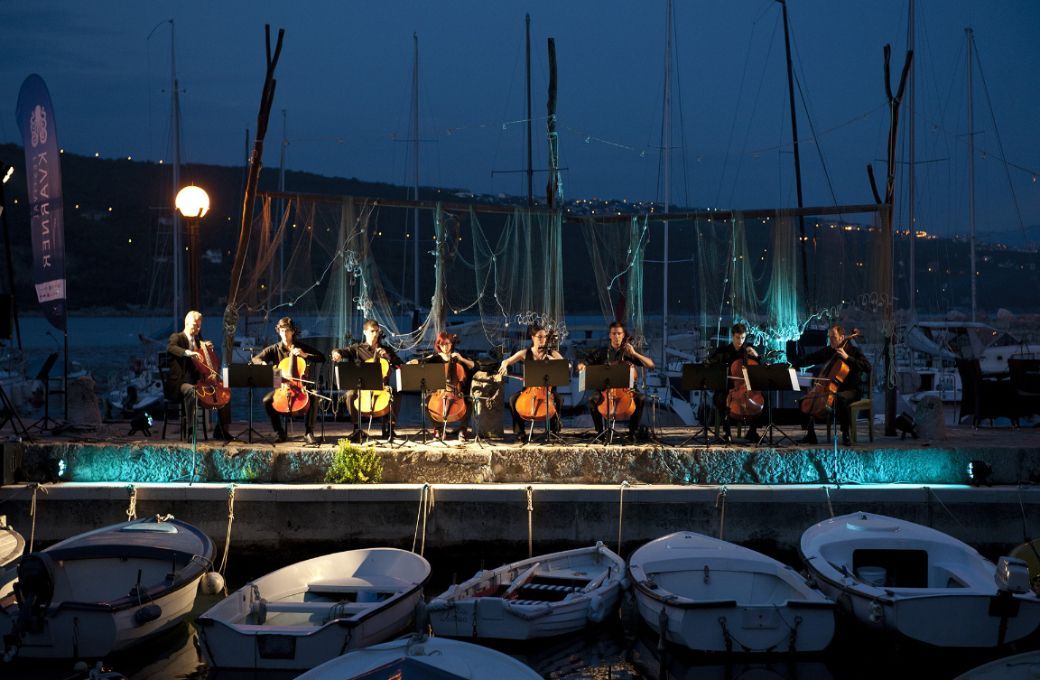 Harbourside performance at Festival Kvarner, Opatija &copy; Festival Kvarner