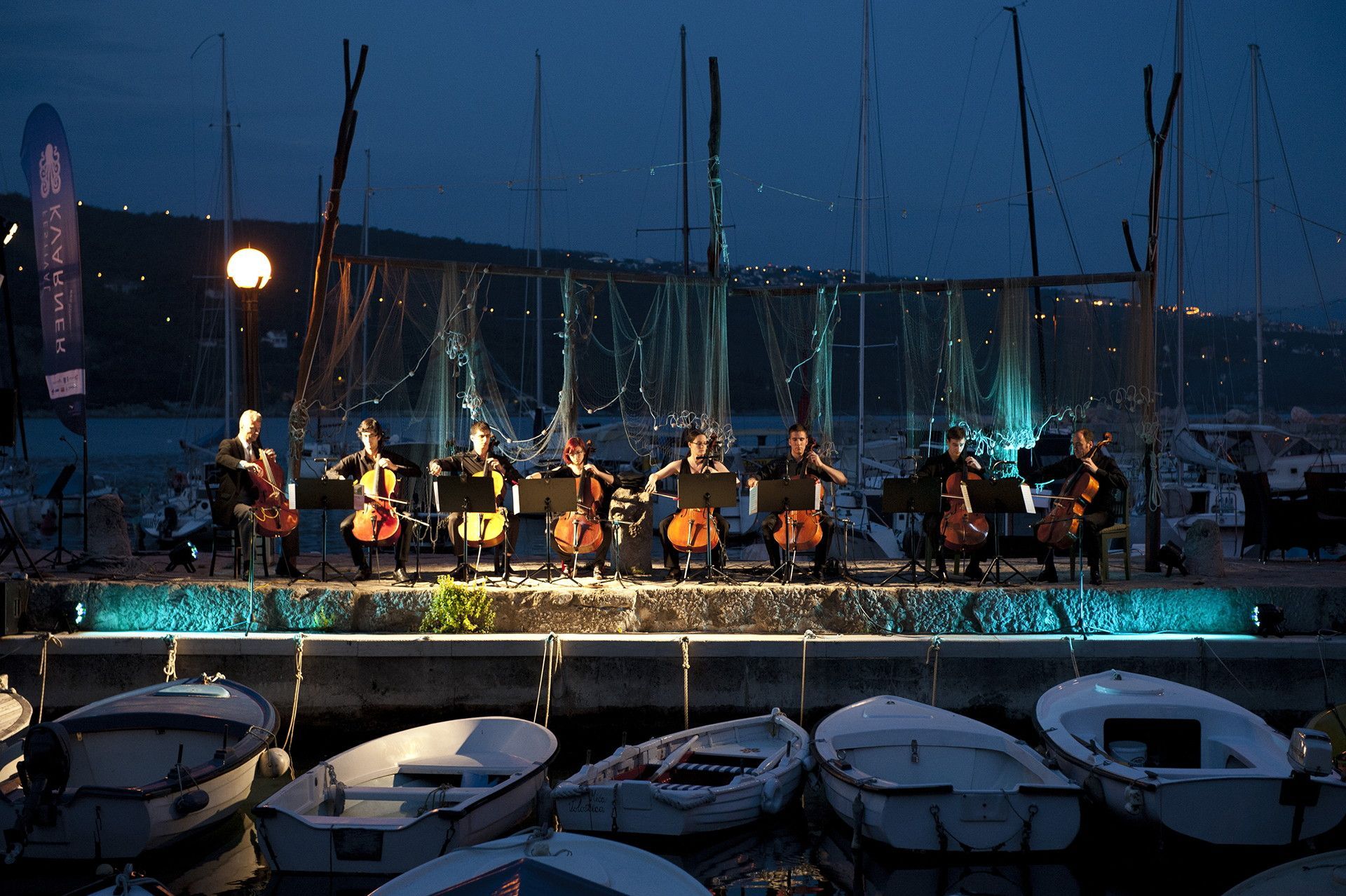 Harbourside performance at Festival Kvarner, Opatija © Festival Kvarner