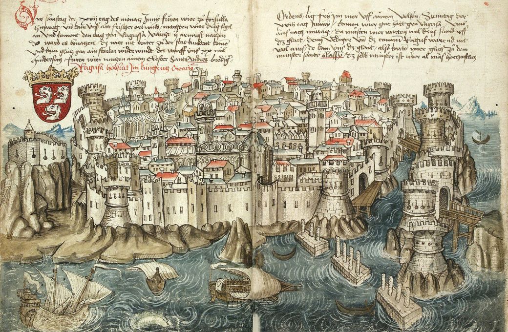 Renaissance Dubrovnik, 1487 © Wikimedia Commons | Badische Landesbibliothek Karlsruhe