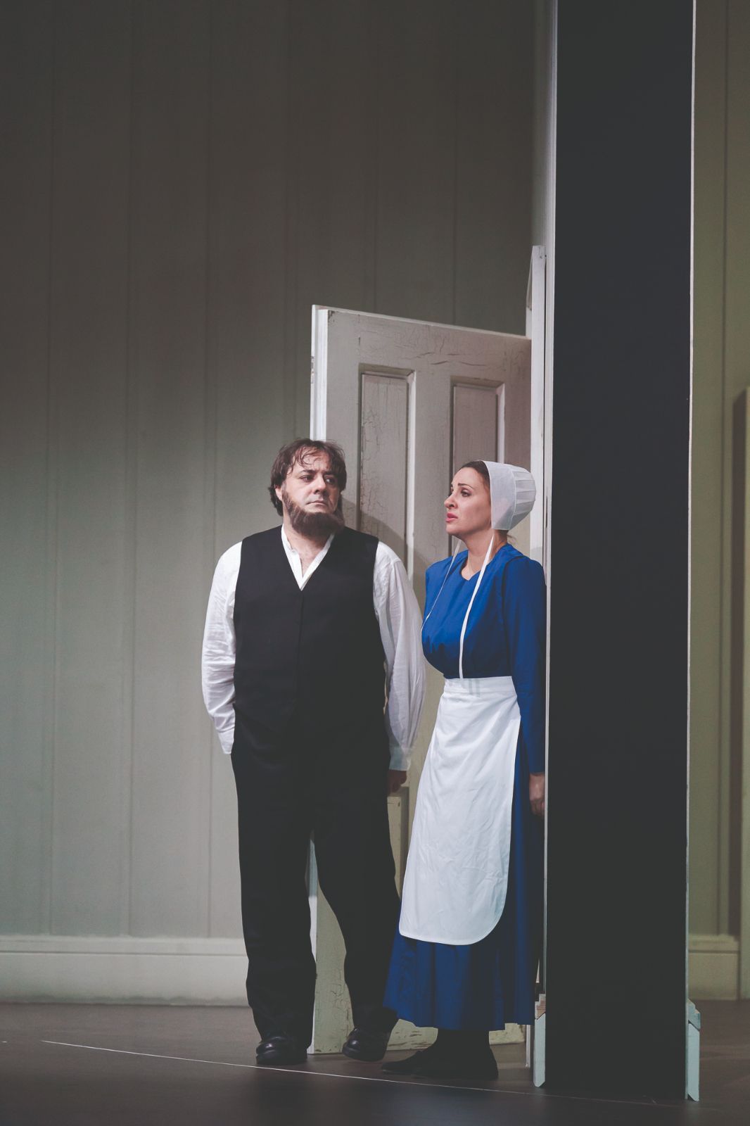 Luciano Ganci (Stiffelio) und Joyce El-Khoury (Lina) © Werner Kmetitsch